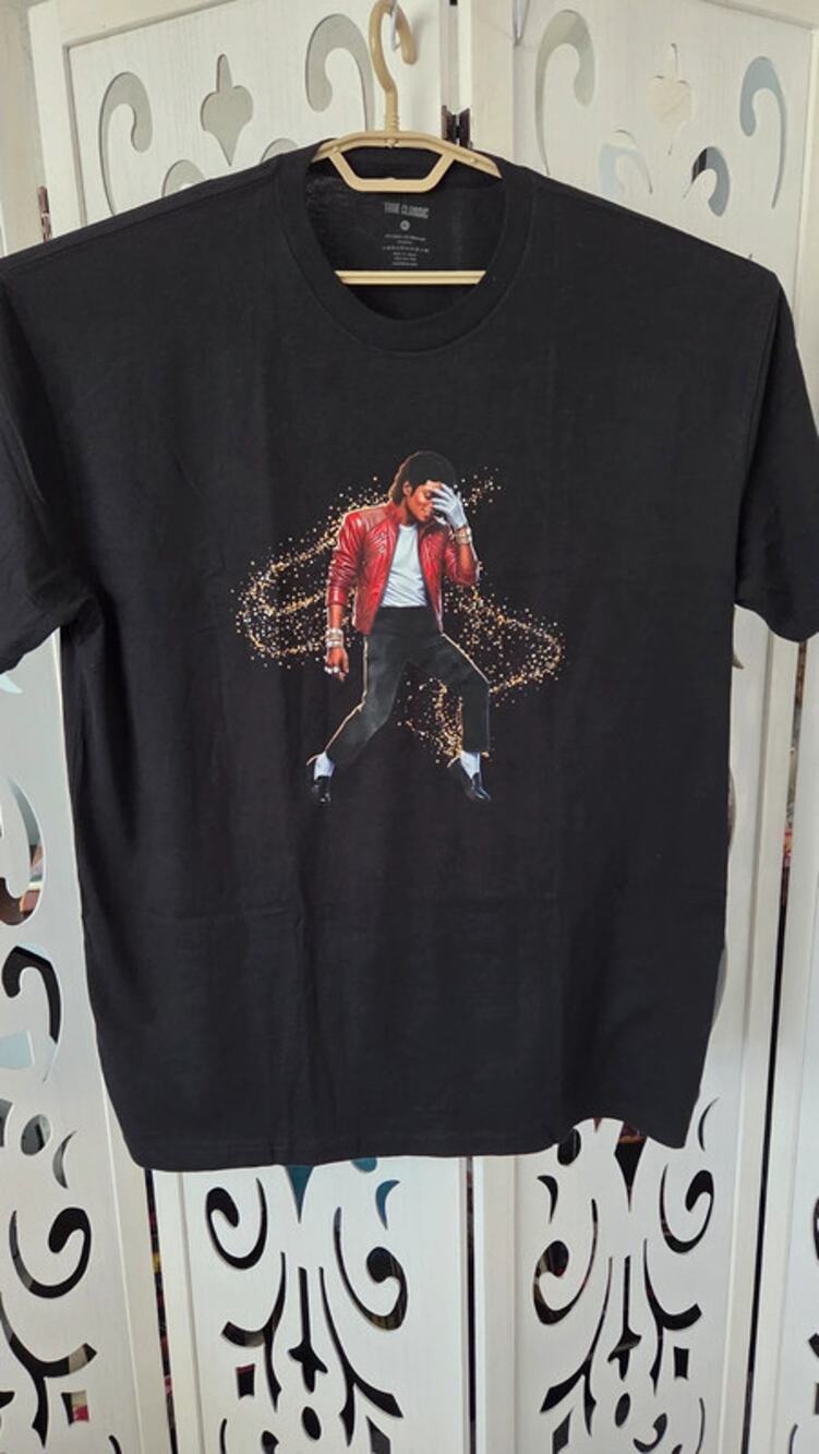 Michael Jackson Thriller Graphic T Shirt XL Black True Classic NWOT Cotton Blend